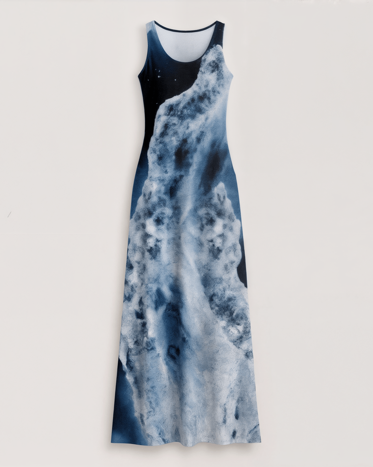 HOPE by Riffhaus - Women's Vest Dress | Length To Ankle - Aurora Frozen Riff