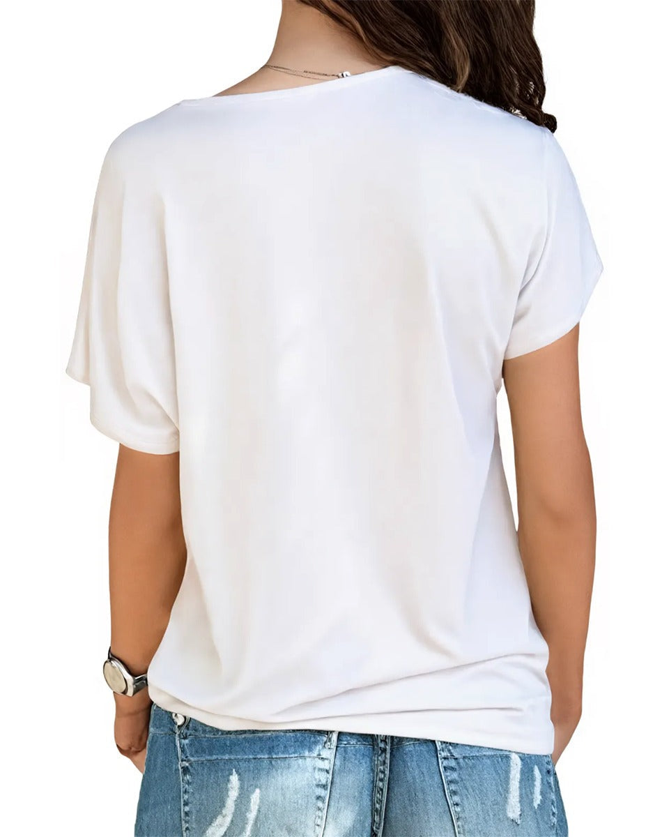 12/1 - DOLL PARTYS - Women's T-shirt With Elastic Band - Riff on Love