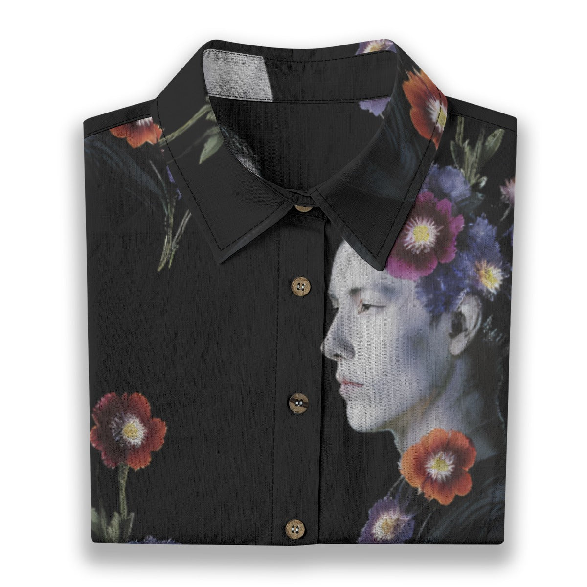 REBIRTH by Riffhaus - Women's Cotton Shirt - Florence + The Machine Riff