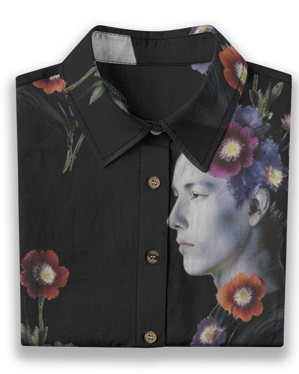 REBIRTH by Riffhaus - Women's Cotton Shirt - Florence + The Machine Riff