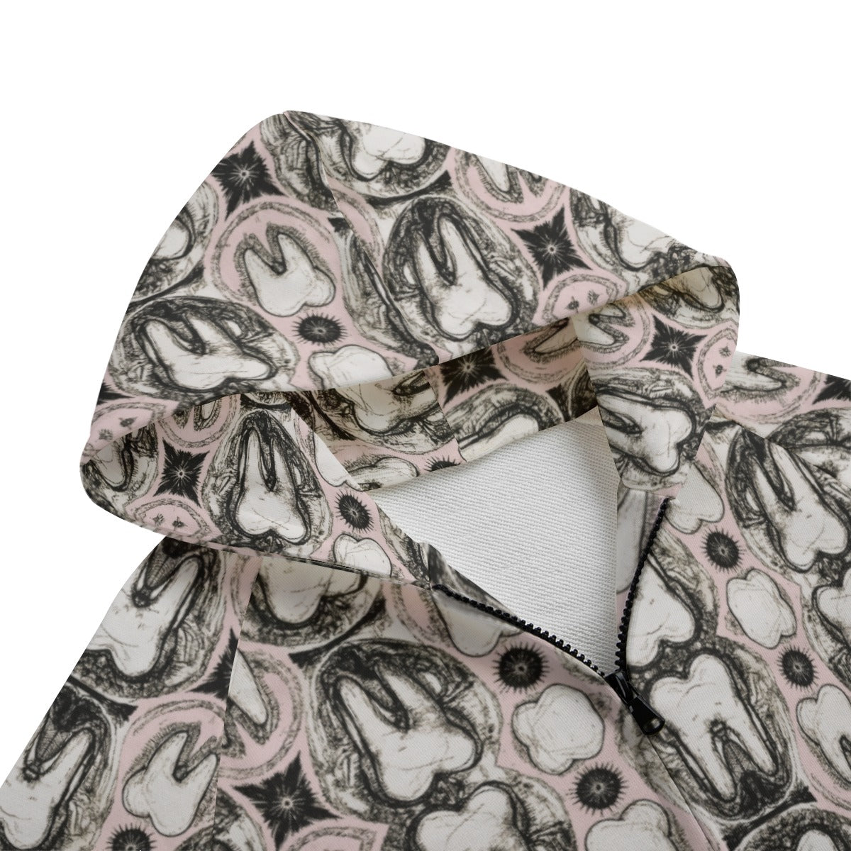 GUMDROP GRAVEYARD by Riffhaus - Kid's Zip Up Raglan Sleeve Hoodie - Sofia Isella Riff