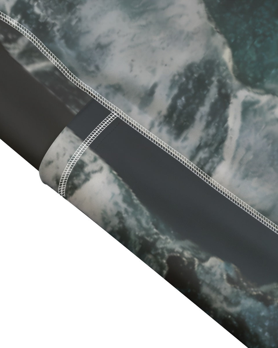 LAST STAR by Riffhaus - Functional Women's Yoga Leggings With Side Pockets - Aurora Frozen Riff