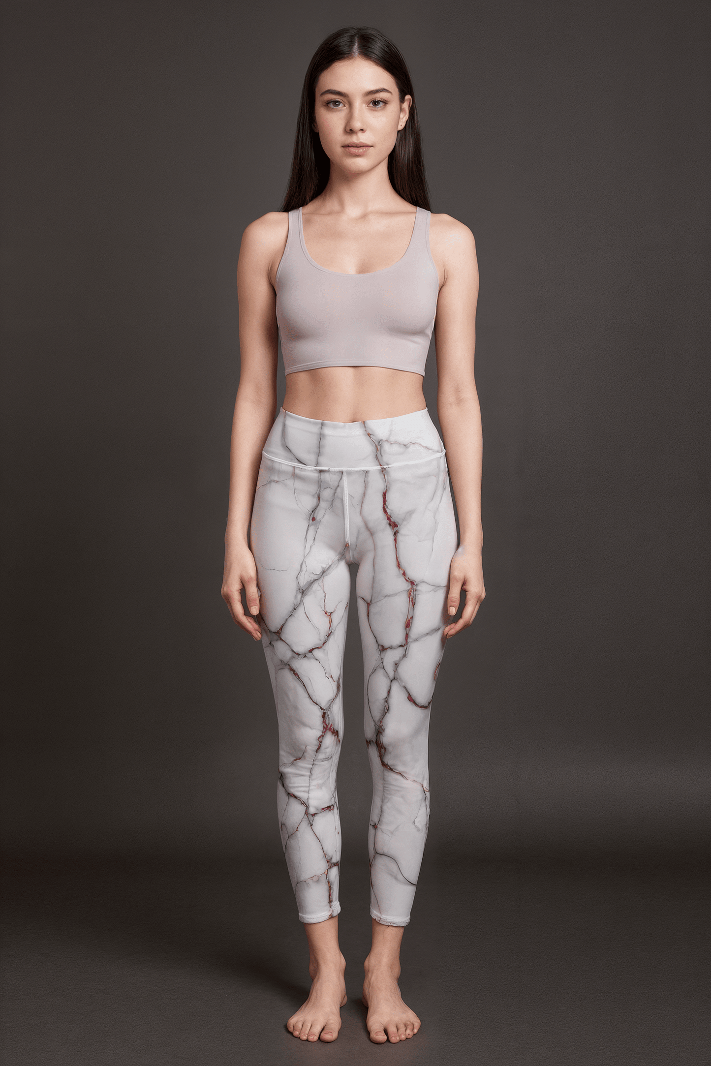 DANCED by Riffhaus - Women’s High-Waisted Yoga Pants - Sofia Isella Riff