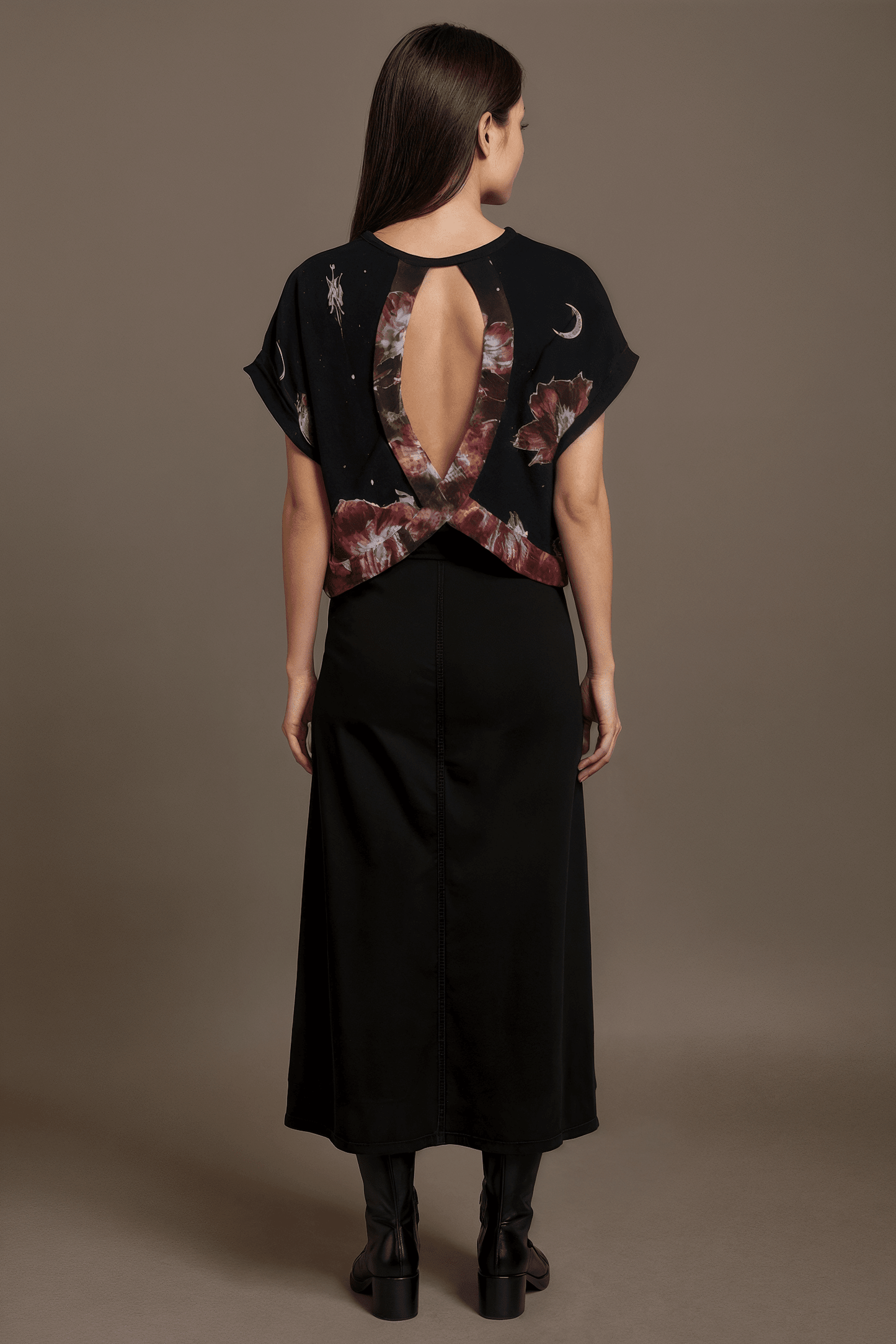 SPARK by Riffhaus - Women's Open-Back Crossover Tee - Florence + The Machine Riff