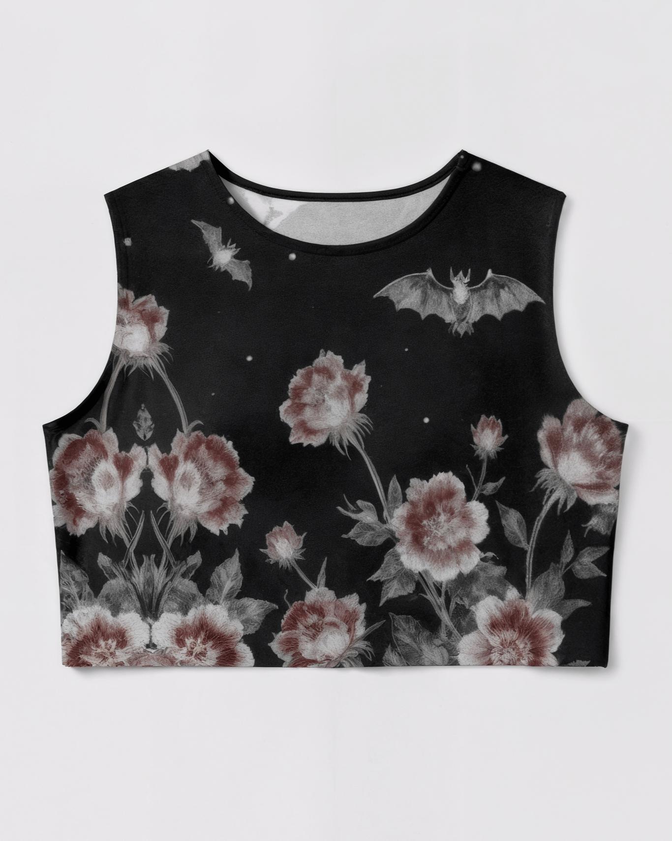 MOTHER BAT by Riffhaus - Women's Sleeveless Cropped Top - Florence + The Machine Riff