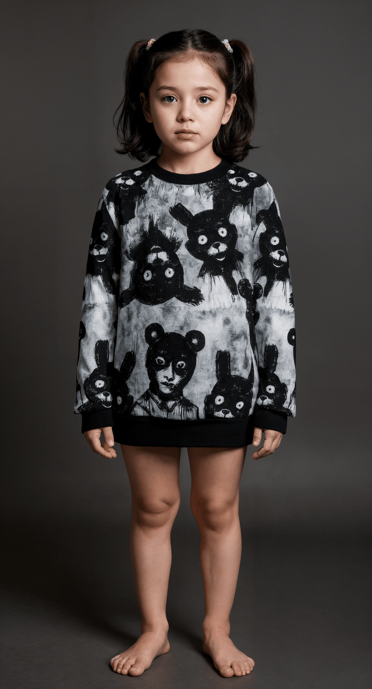 Mini Me VOODOO by Riffhaus - Kid's Cotton Sweatshirt - Sofia Isella Riff