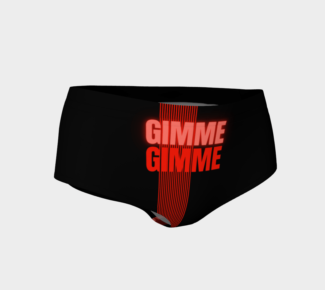 GIMME GIMME by Riffhaus - Mini Shorts Black - Kesha Period Riff