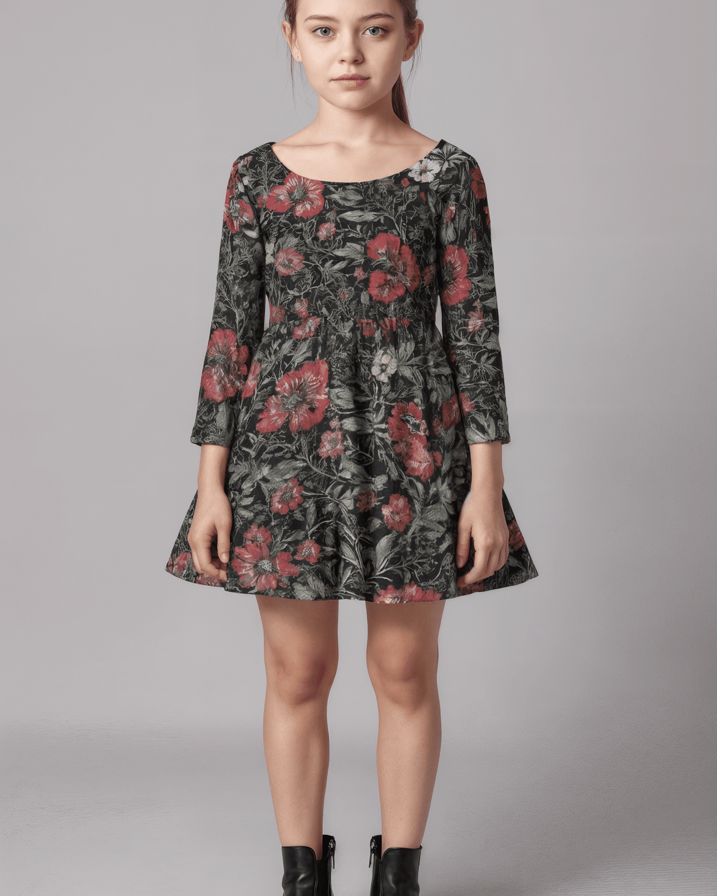 BOUQUET by Riffhaus - Kid's Long Sleeve Dress - Florence + The Machine Riff