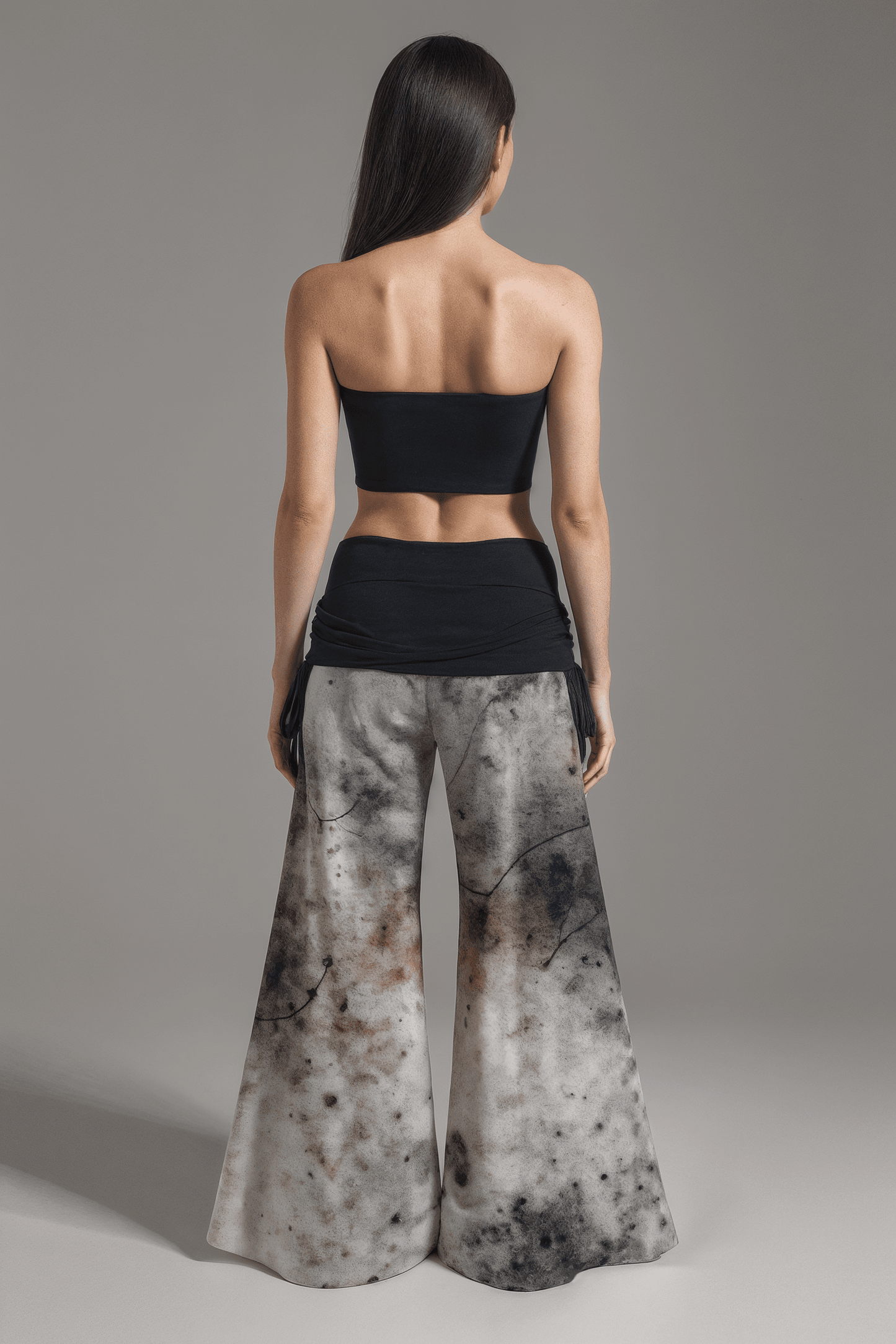 Frog FOAM by Riffhaus - Women's High Waist Wide Leg Pants - Sofia Isella Riff