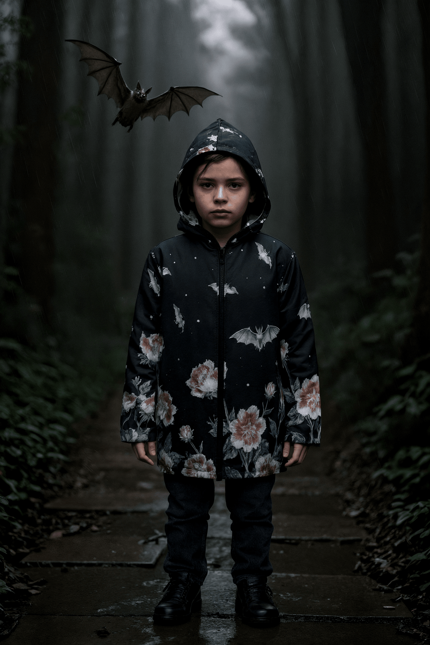BATS by Riffhaus - Children's Waterproof And Windproof Jacket - Florence + The Machine Riff