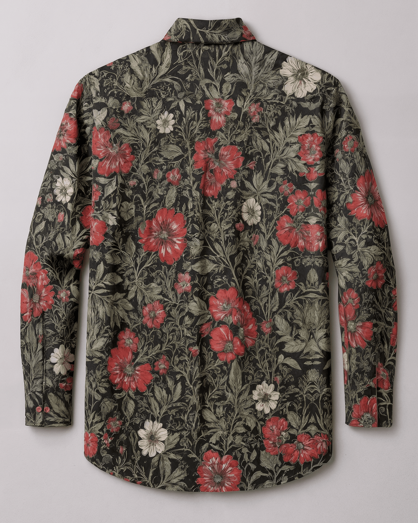 POSESSION - Men's Casual Lapel Long Cotton Sleeve Shirt - Florence + The Machine Riff