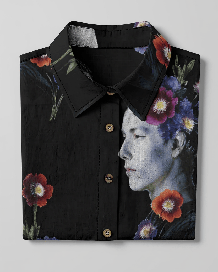 REBIRTH by Riffhaus - Women's Cotton Shirt - Florence + The Machine Riff