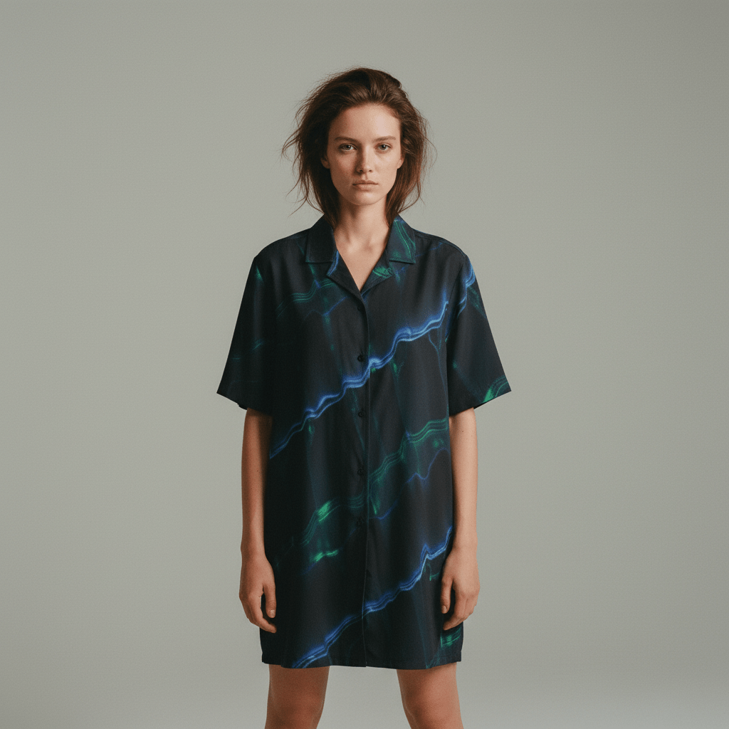 Scorpio by Riffhaus - Men's Hawaiian Shirt With Button Closure |115GSM Cotton poplin