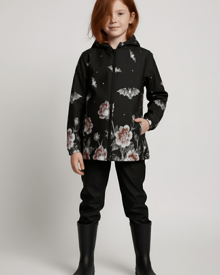 BATS by Riffhaus - Children's Waterproof And Windproof Jacket - Florence + The Machine Riff