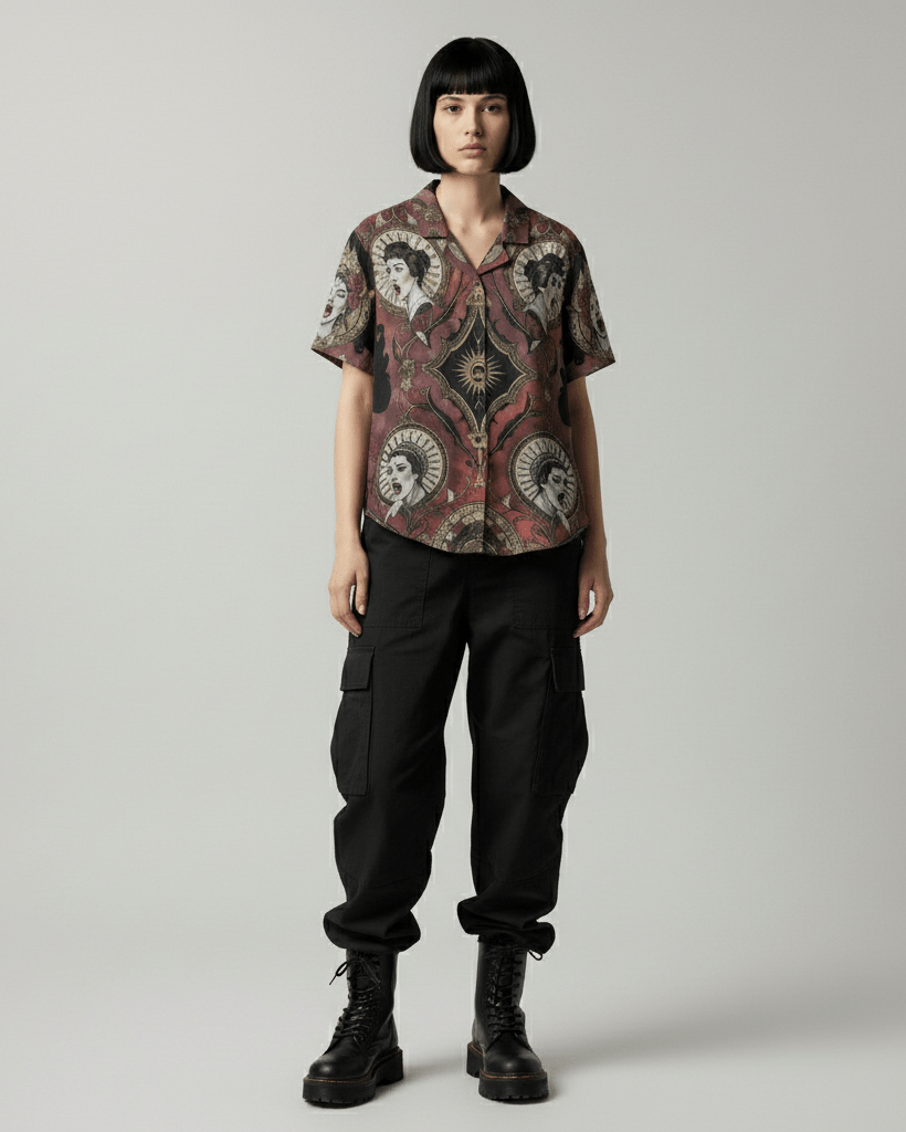 SCREAM by Riffhaus - Women's Hawaii Shirt | Rayon - Florence + The Machine Riff