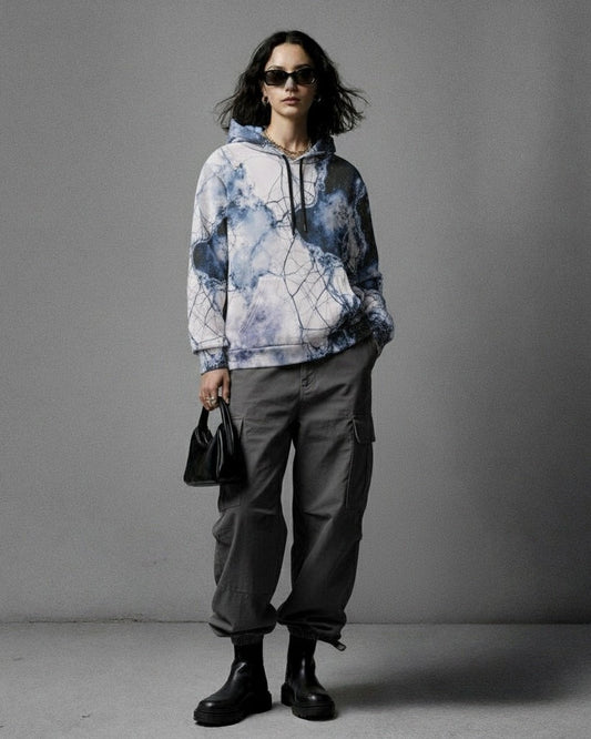 FROSTBITE by Riffhaus - Unisex Hoodie Men's Sizing - Aurora Frozen Riff