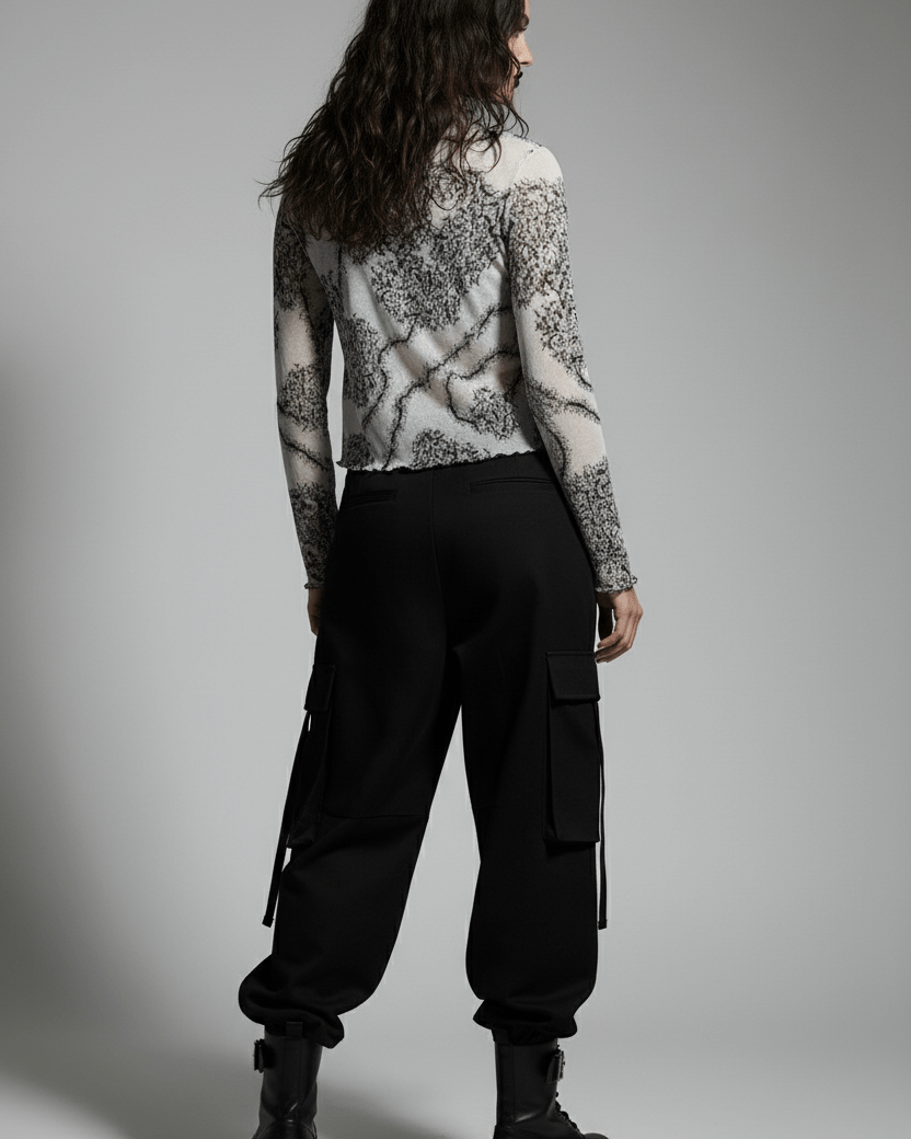 GARDEN by Riffhaus Women's Mesh T-shirt with Ants - Sofia Isella Riff