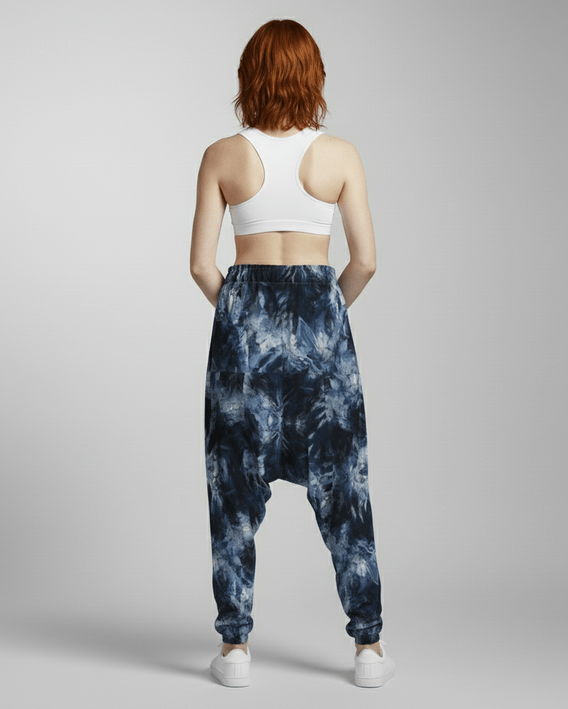 CRYSTAL by Riffhaus - Unisex Loose Pants - Aurora Frozen Riff