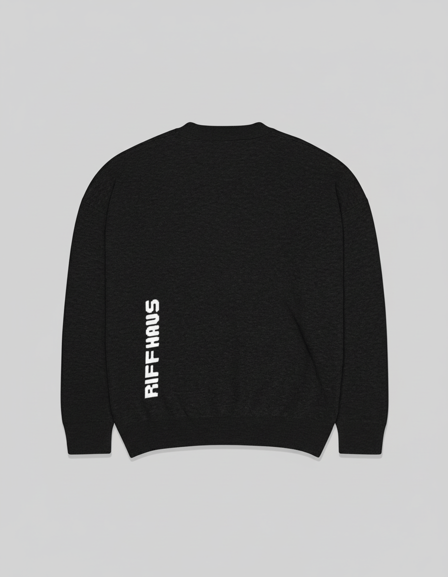 RACCOON by Riffhaus - Relaxed fit knitted crew neck sweater