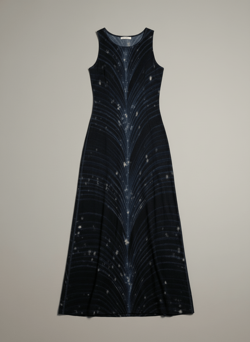 GLIDE by Riffhaus - Women's Vest Dress | Length To Ankle