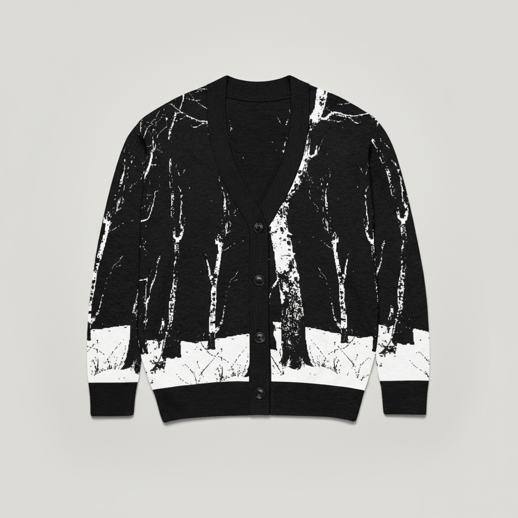 LAST TREES by Riffhaus - Knitted cardigan - Aurora Frozen Riff