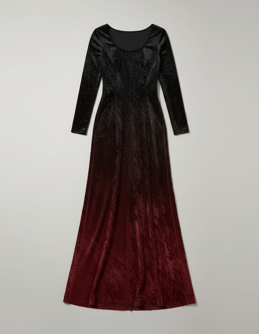 VELVETEEN by Riffhaus - Velvet Shine Maxi Dress - Riff on Rosalía's Berghain