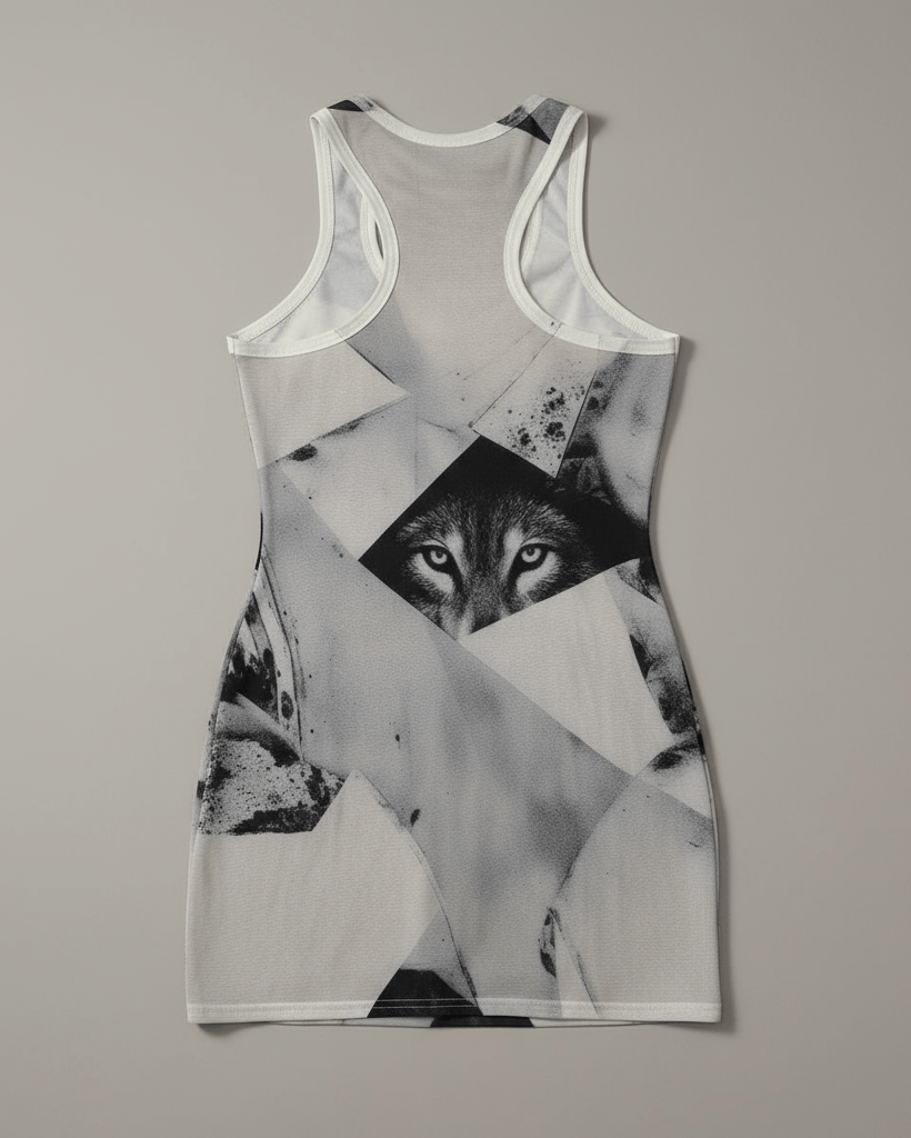 WOLVES by Riffhaus - Sheer Mesh Bodycon Dress #FROZEN