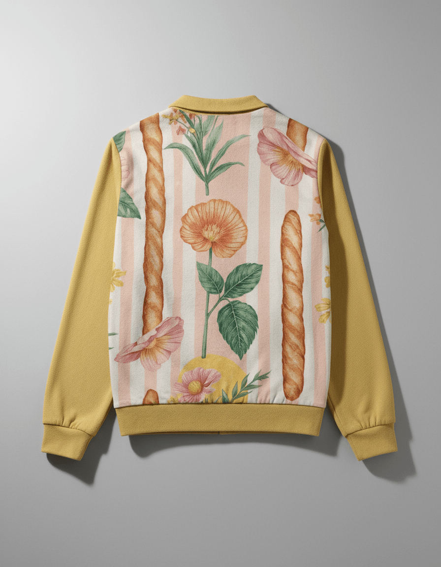 BAGUETTE by Riffhaus - Unisex Cotton Pullover #BUTTER 25R07