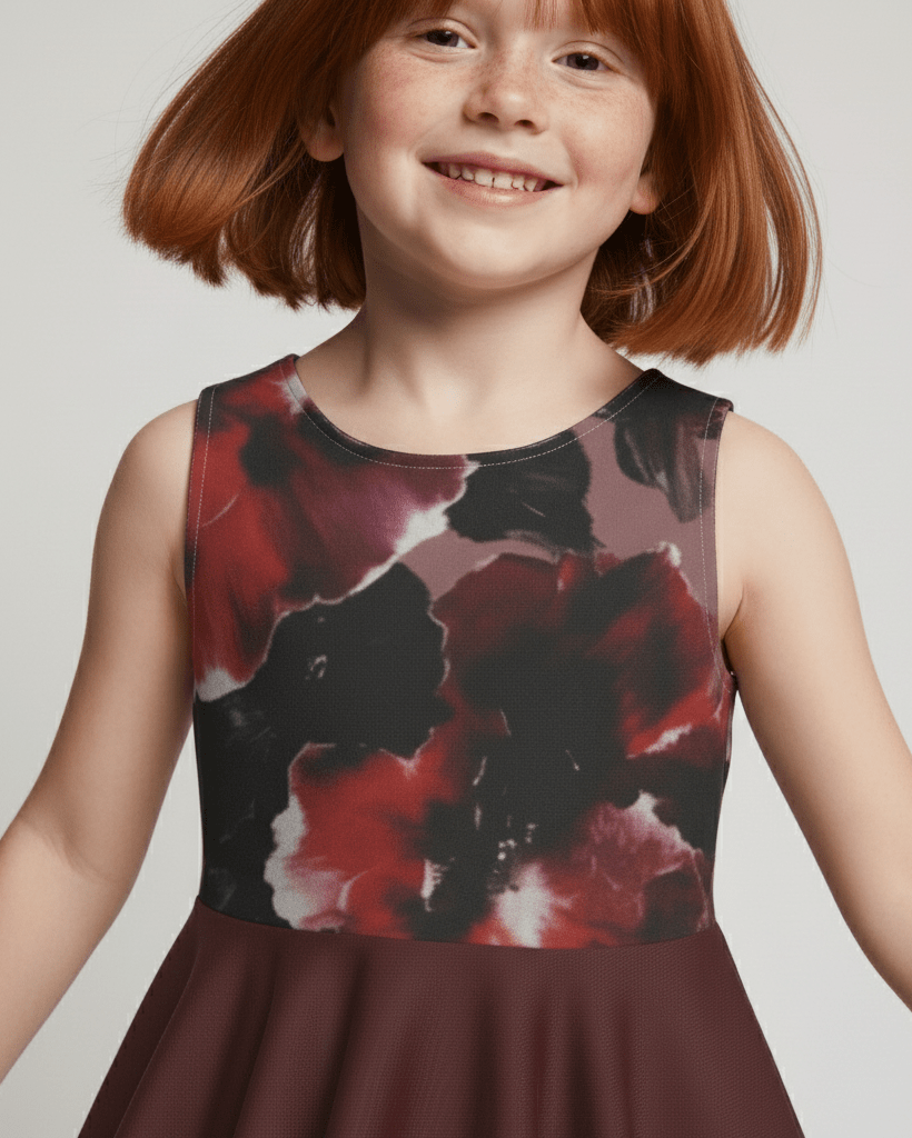 BLOOM by Riffhaus - Kid's Sleeveless Vest Dress - Scream Riff