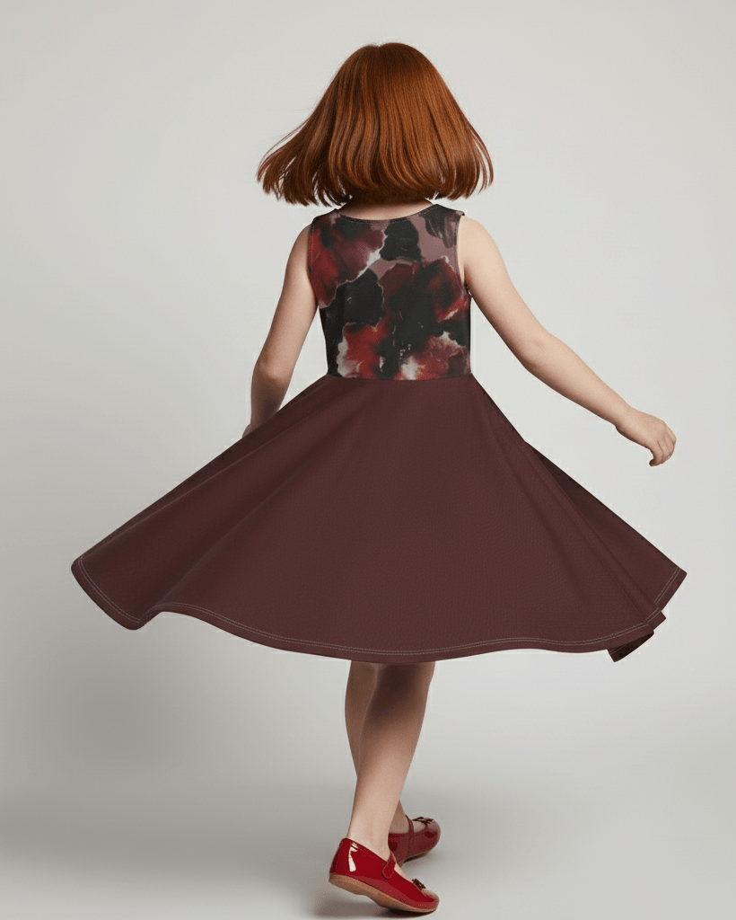 BLOOM by Riffhaus - Kid's Sleeveless Vest Dress - Scream Riff