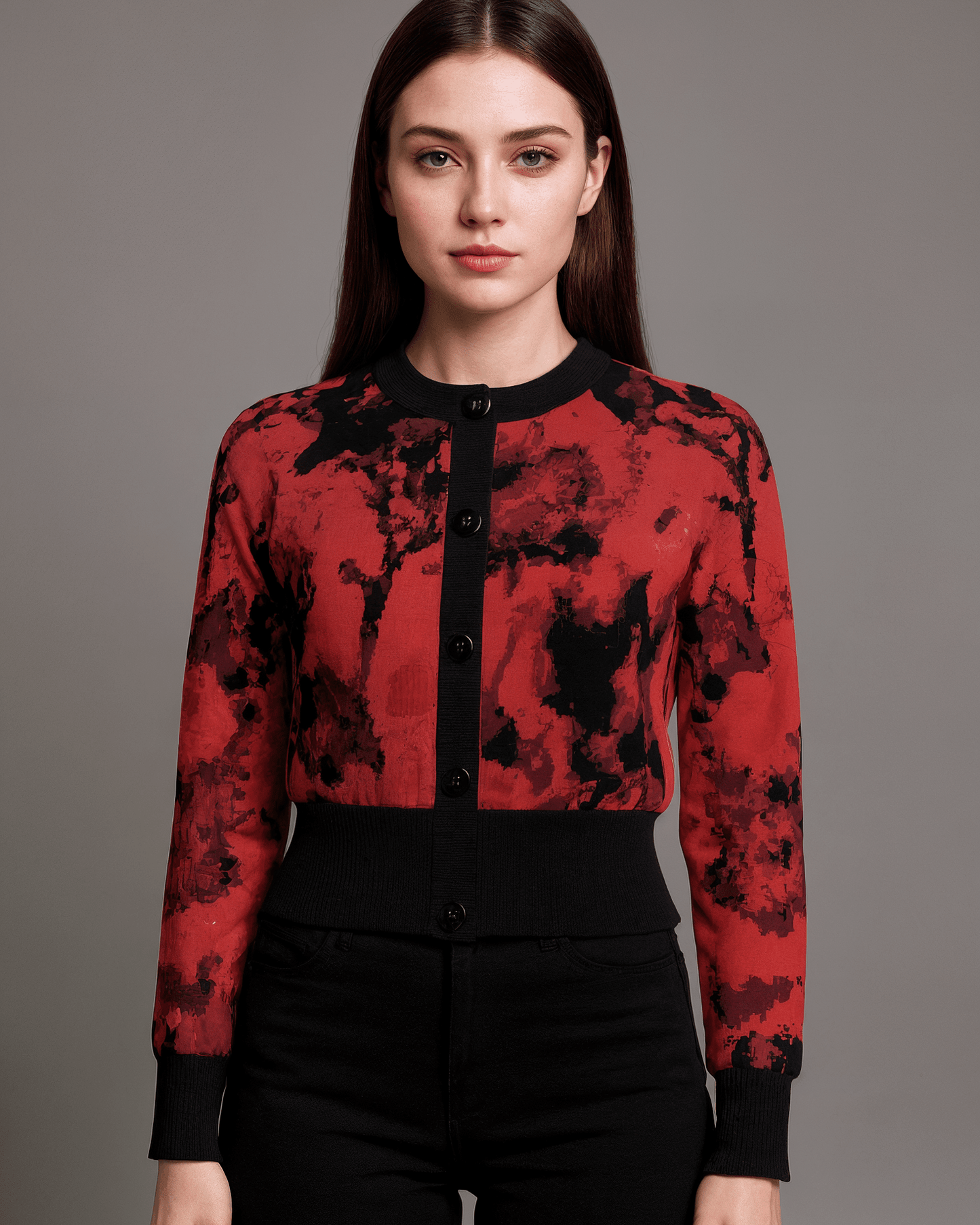 PULSE by Riffhaus - Women's Cropped Cardigan - Florence + The Machine Riff