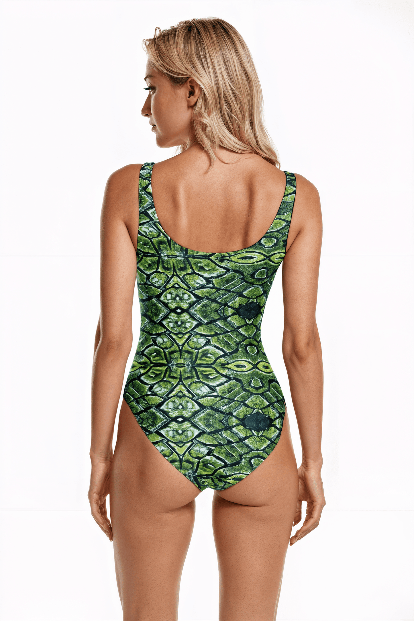 CHOMP by Riffhaus Women's Swimsuit One-Piece (Crocodile Riff)