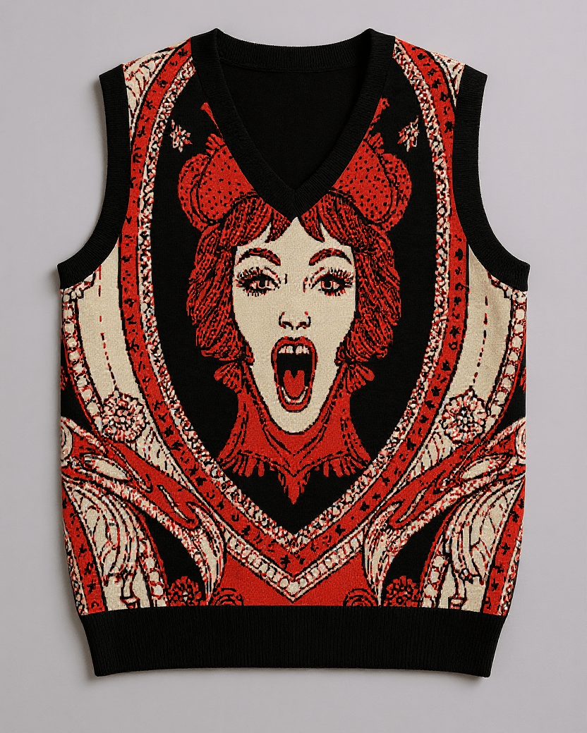 SCREAM by Riffhaus - Knit V-Neck Vest - Florence + The Machine Riff
