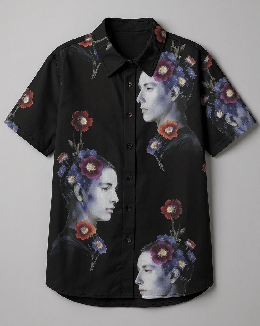REBIRTH by Riffhaus - Women's Cotton Shirt - Florence + The Machine Riff