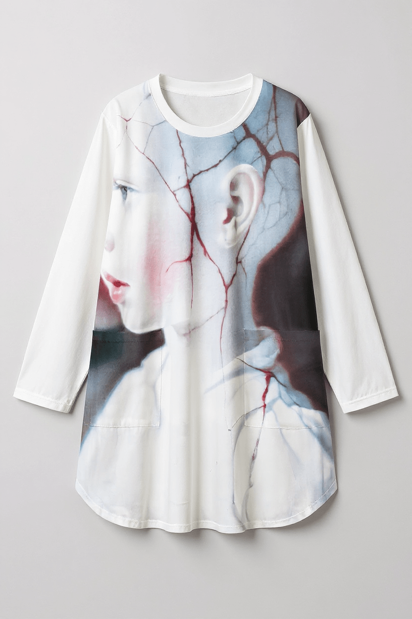 MARIONETTE COMPLEX by Riffhaus Women's Longsleeve Baggy Ballet Punk Dress - Sofia Isella Riff