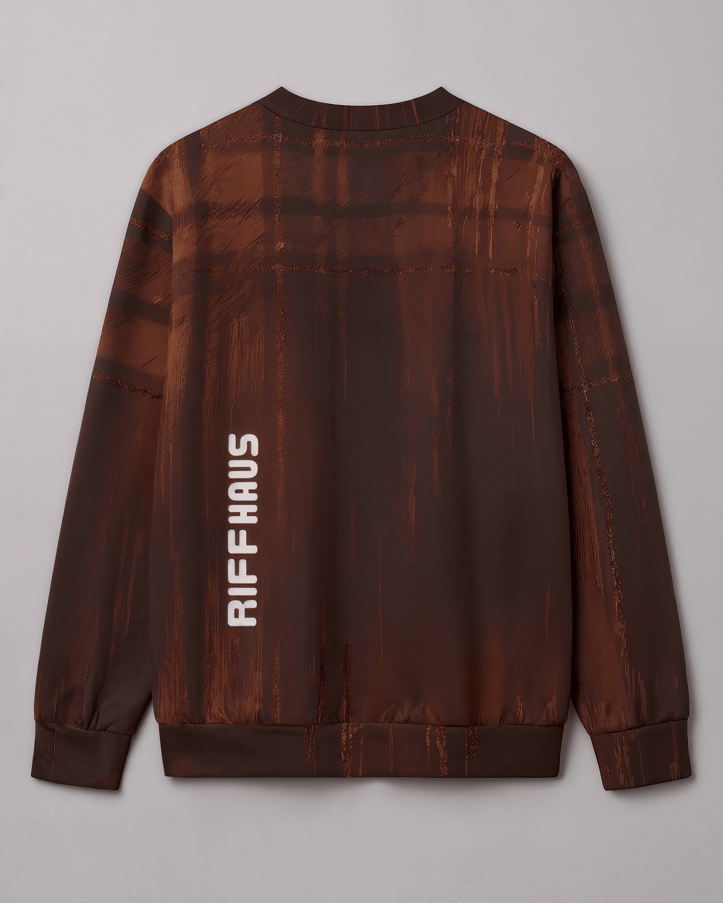 MELTED PLAID by Riffhaus - Unisex Heavy Cotton Crew Sweatshirt - Sofia Isella Riff