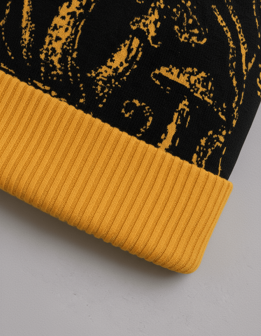 SHROOM HEAD by Riffhaus - Custom Knitted Beanie - Sofia Isella Riff