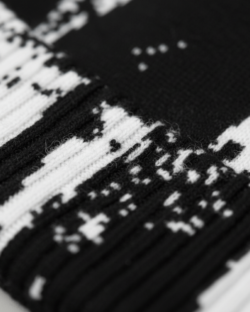 LAST TREE by Riffhaus - Knitted beanie - Aurora Frozen Riff