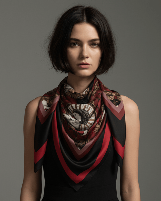 RIFF 25R13 by Riffhaus - Square Scarf #SCREAM