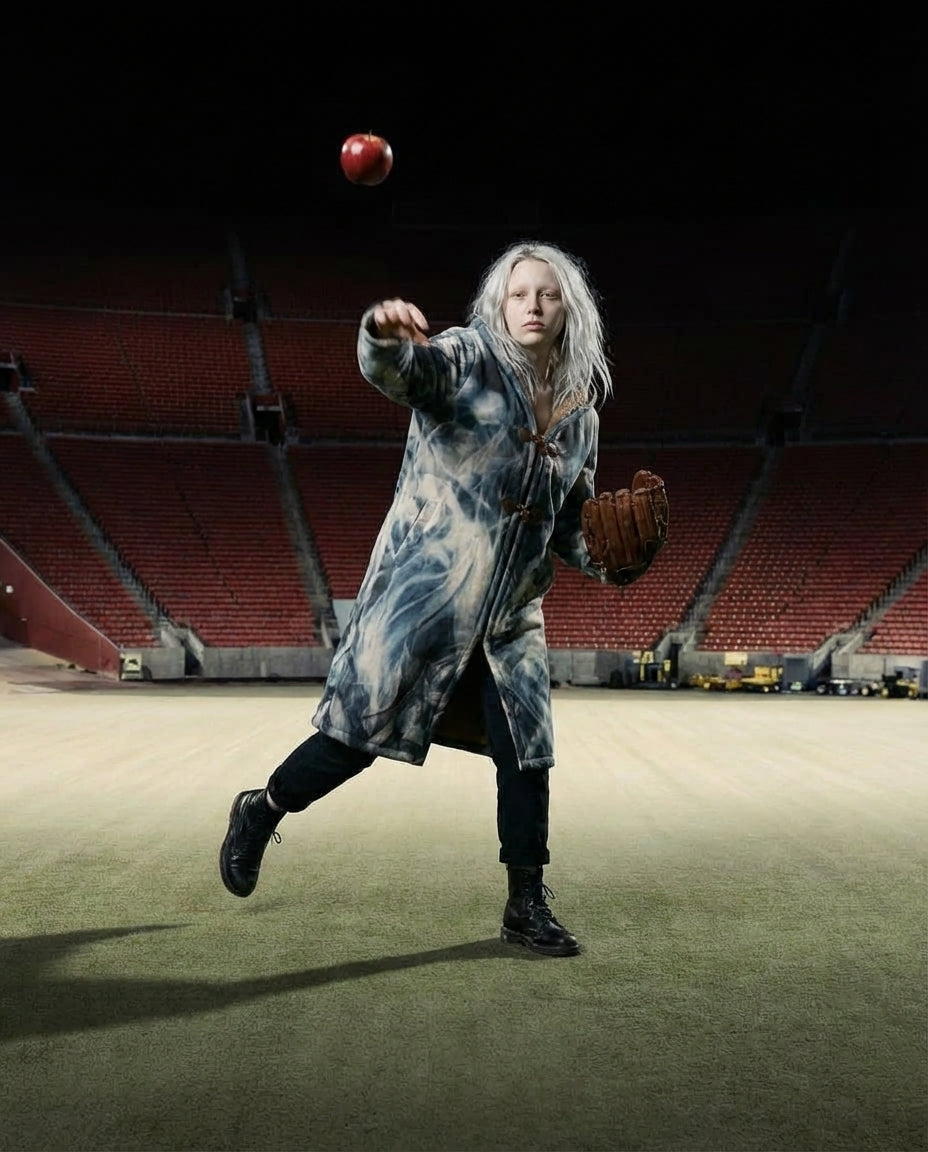 I Know the End - Horn Button Long Fleece Windbreaker - Riff on Phoebe Bridgers