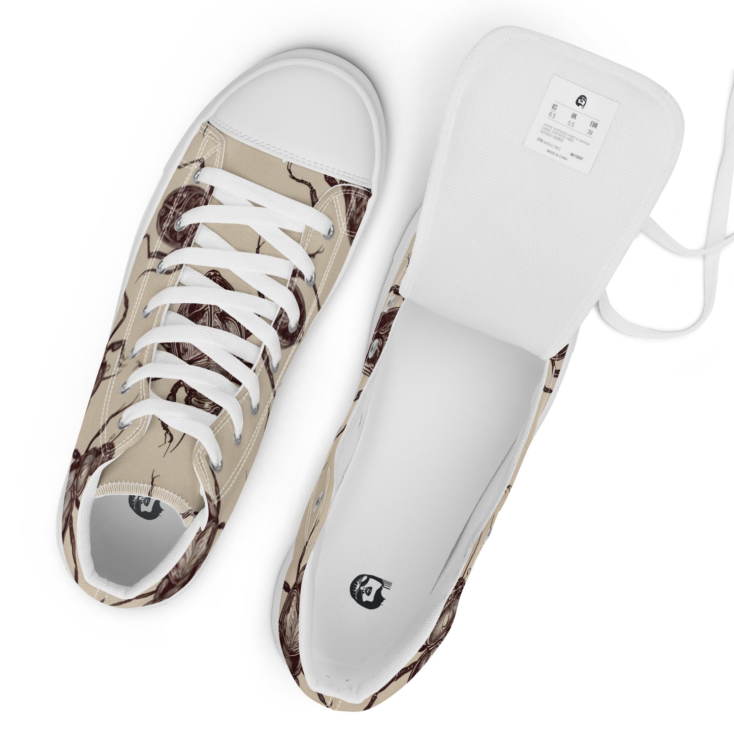 BUG by Riffhaus - Women’s high top canvas shoes - Sofia Isella Riff