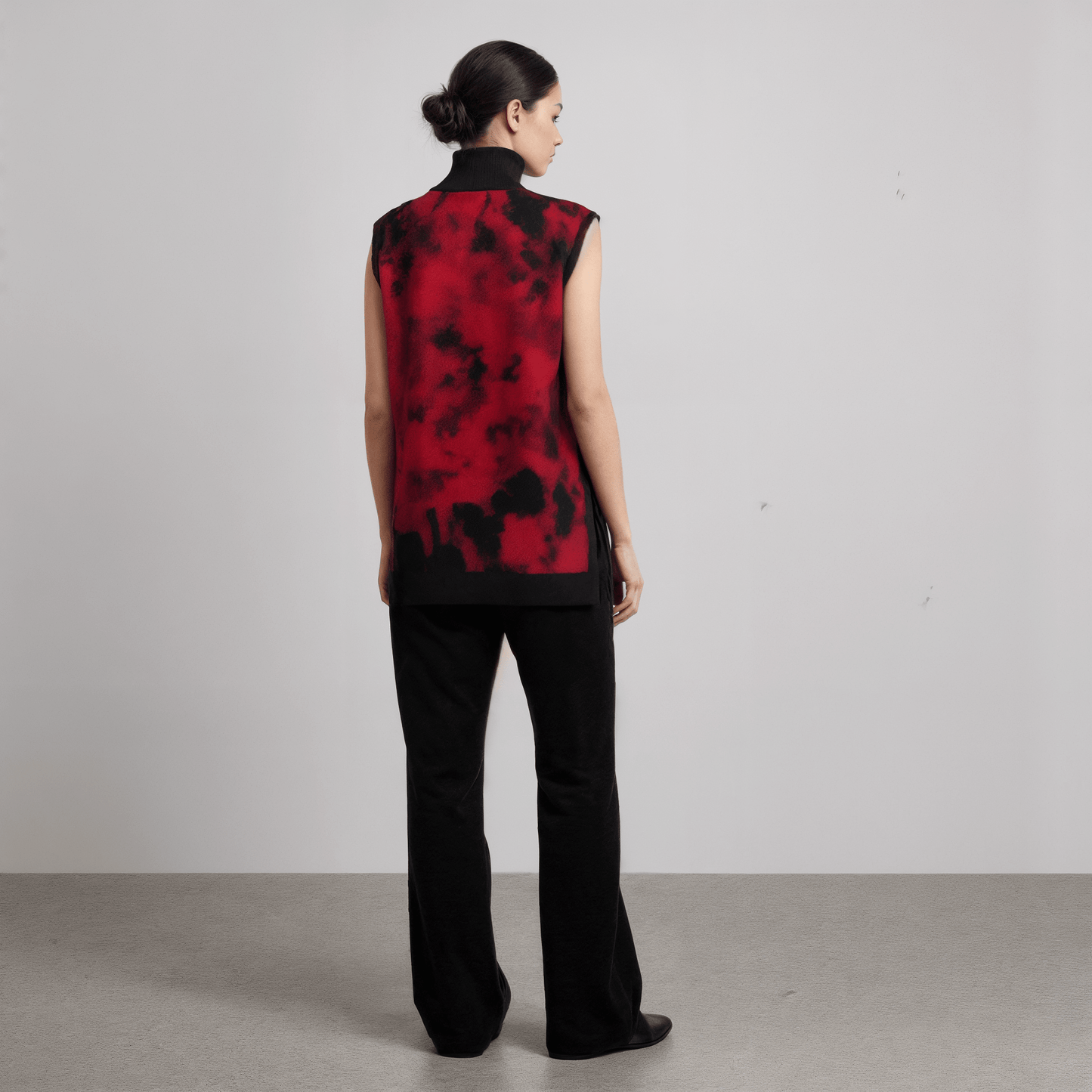 CRY by Riffhaus - Women's Jacquard Turtleneck Vest - Florence + The Machine Riff