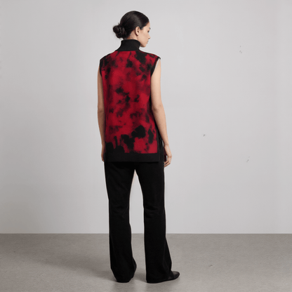 CRY by Riffhaus - Women's Jacquard Turtleneck Vest - Florence + The Machine Riff