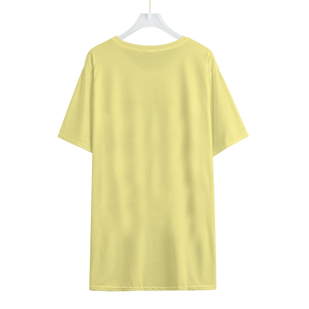 Riff Haus Men's Butter Yellow T-Shirt with Fun Print | Loose Fit | Jersey Fabric
