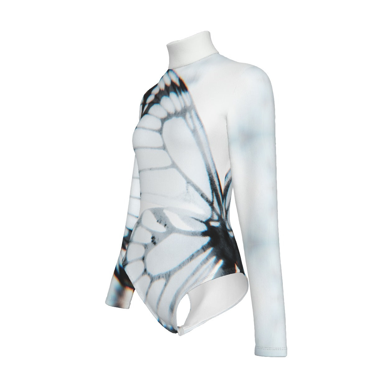 MOTHER by Riffhaus - Women's Stretchy Ribbed Turtleneck Long Sleeve Bodysuit - Sofia Isella Riff