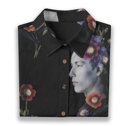 REBIRTH by Riffhaus - Women's Cotton Shirt - Florence + The Machine Riff