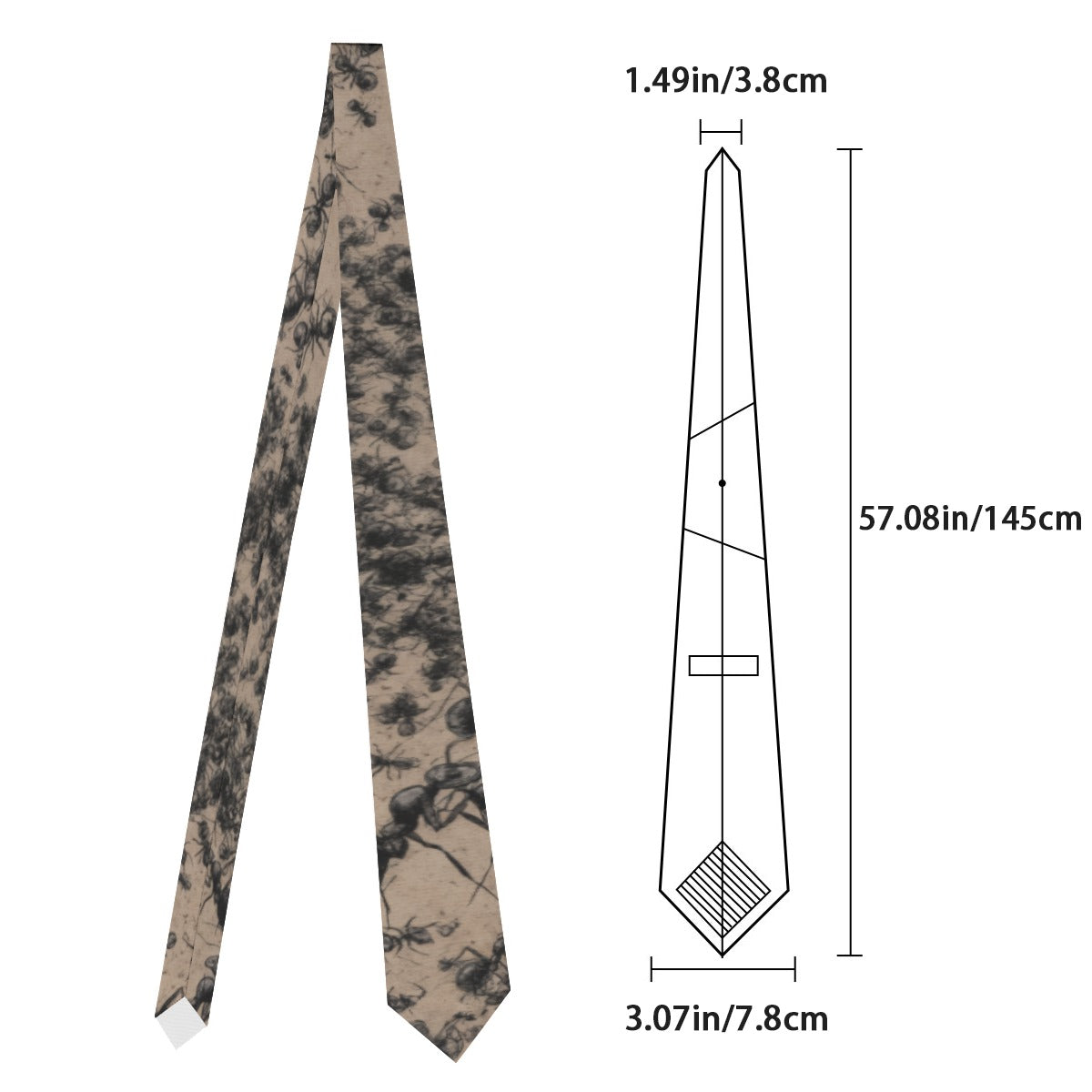 ANTS on a tie - for weirdos and Sofia Isella Lovers only