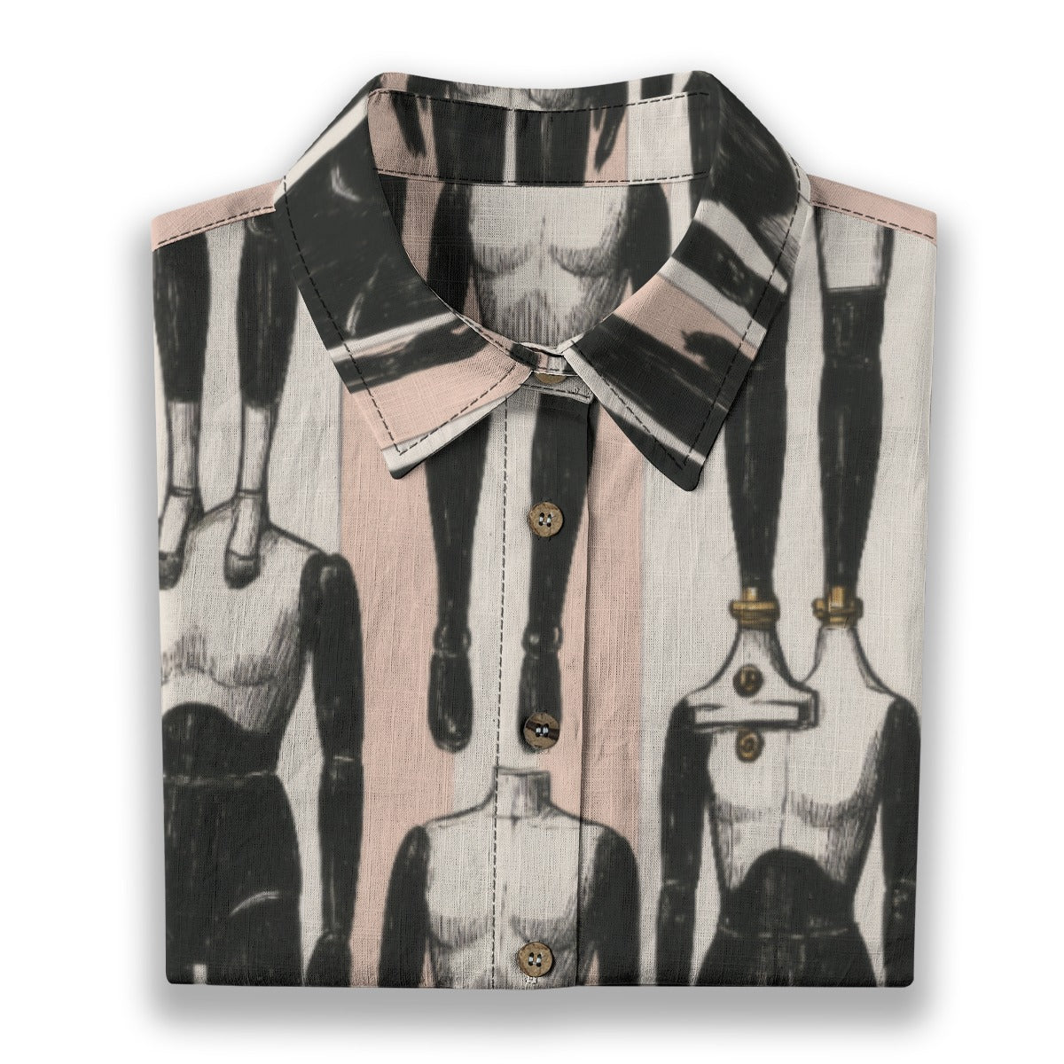 SCREWED by Riffhaus - Women's Cotton Shirt - Sofia Isella Riff