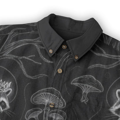 PRAYER by Riffhaus - Casual Lapel Long Sleeve Cotton Shirt - Riff on Rosalía's Berghain