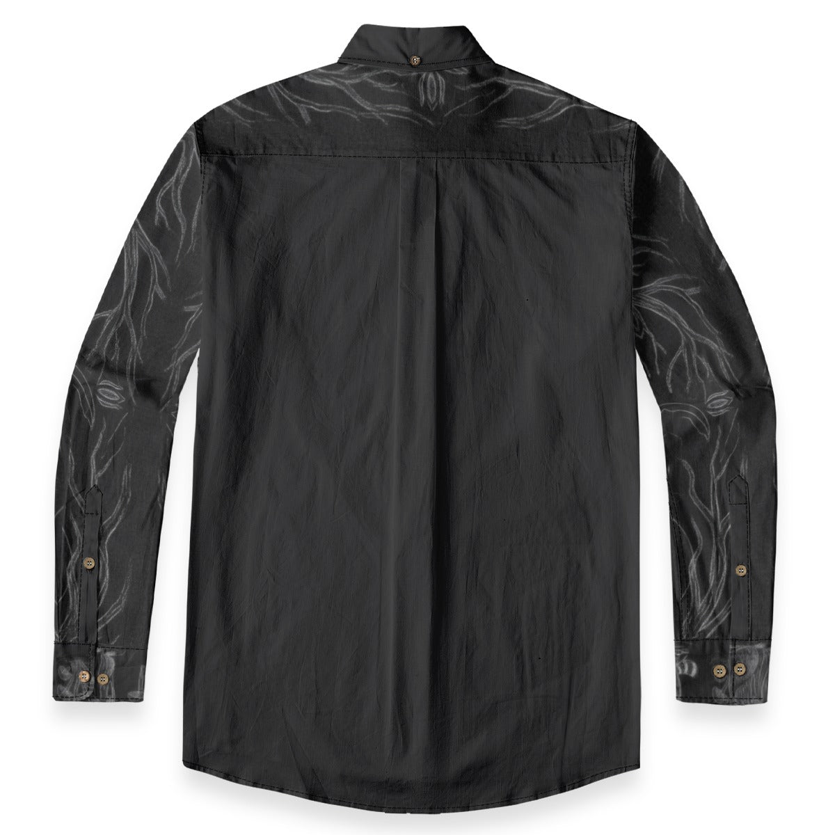 PRAYER by Riffhaus - Casual Lapel Long Sleeve Cotton Shirt - Riff on Rosalía's Berghain